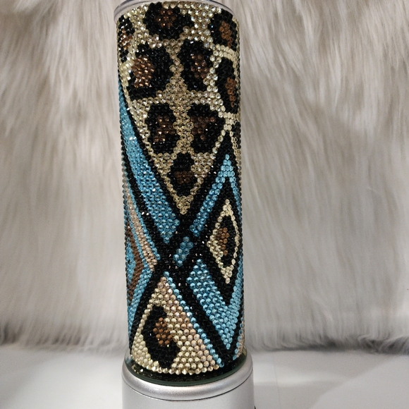 BRAND NEW DOUBLE WALL STAINLESS STEEL RHINESTONE TRAVEL TUMBER 20oz - Picture 6 of 7